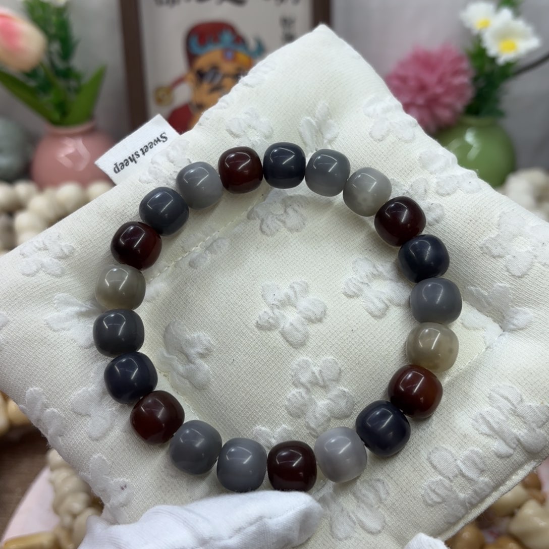 菩提根/象牙果吊坠13干磨烟雨墨桶