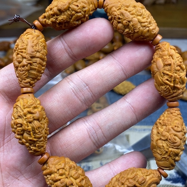 橄榄核手串/手链橄榄核雕工艺手串