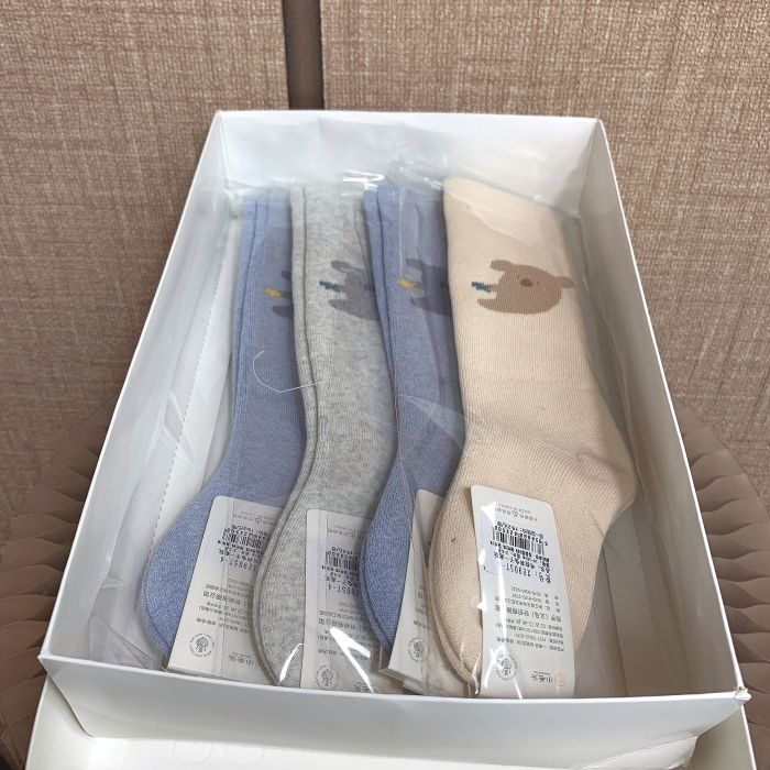 DY1145  宝宝彩卡通毛圈袜子  图案颜色任意  4双1组