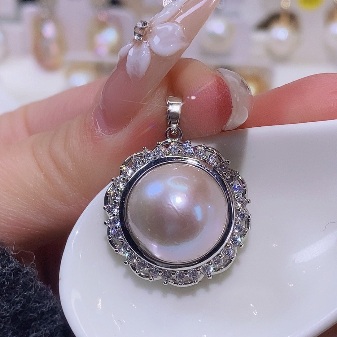 淡水珍珠颈饰合金