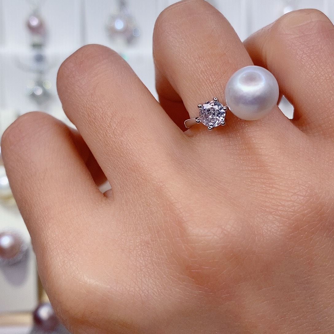 淡水珍珠未镶嵌戒指