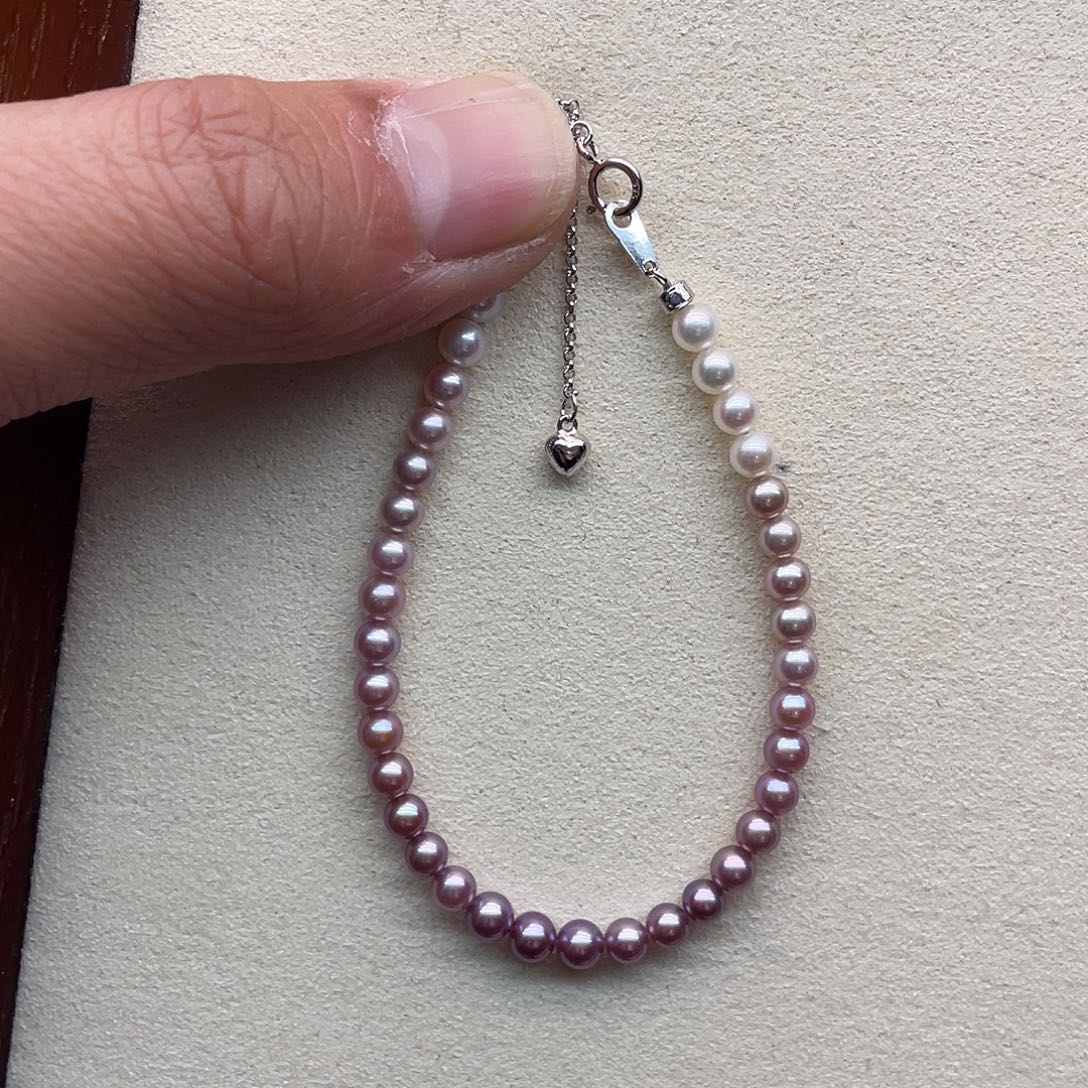 手绳淡水珍珠银S925镶嵌