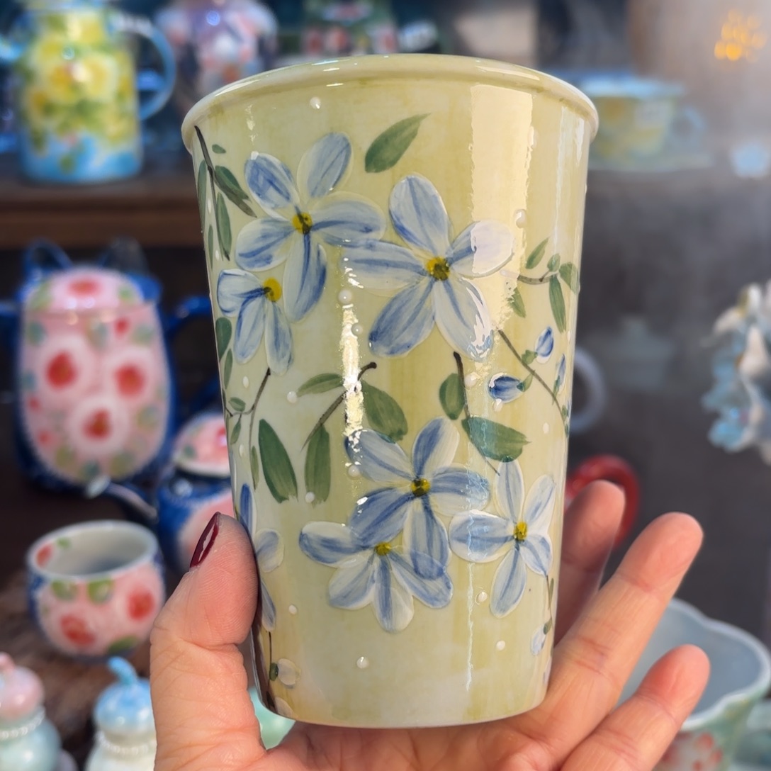 景德镇手绘高温釉下彩陶瓷茶具