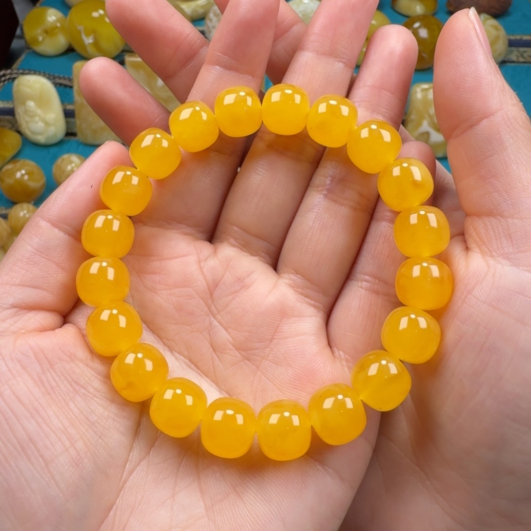 琥珀手链未镶嵌Y****s蜜蜡