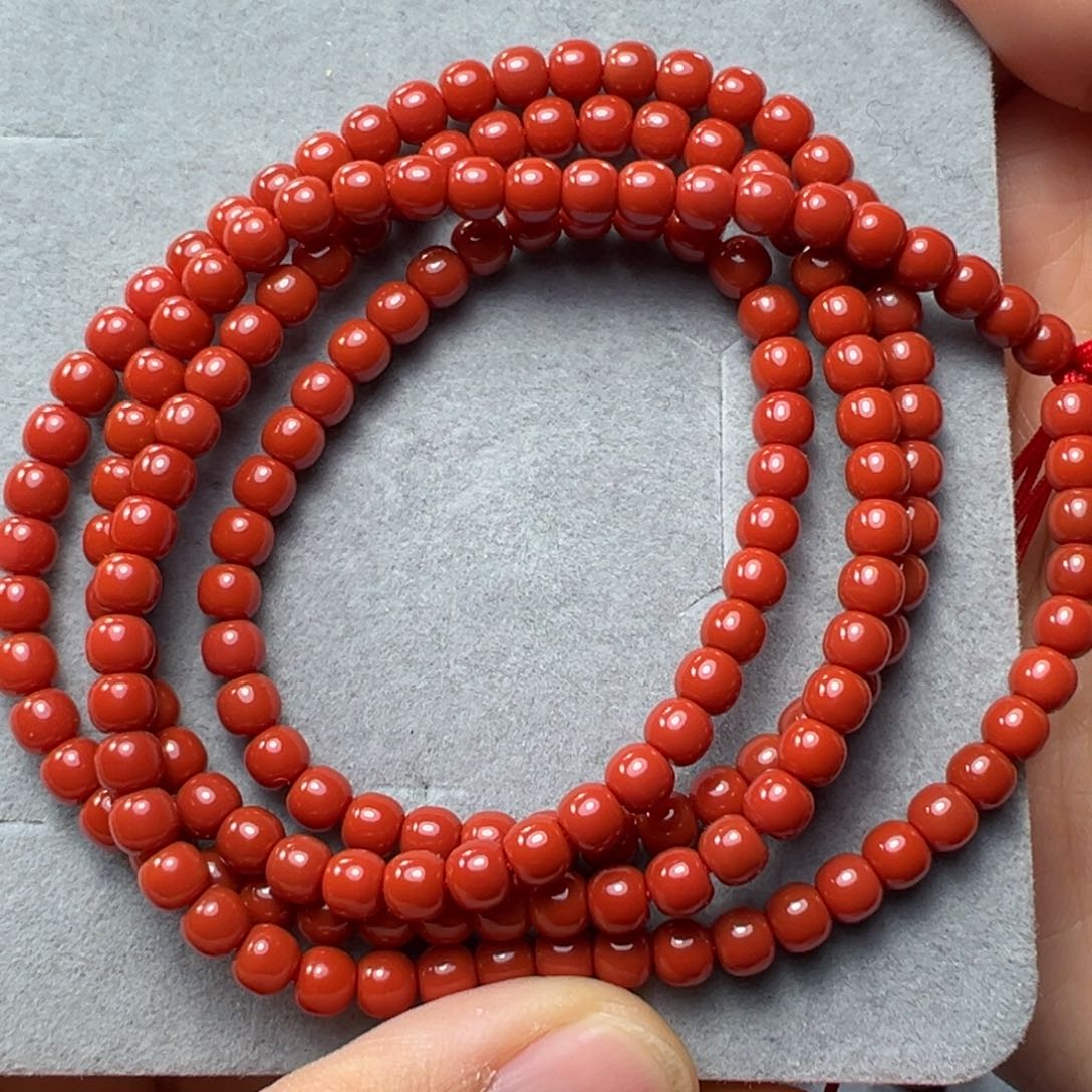 南红玛瑙手串未镶嵌