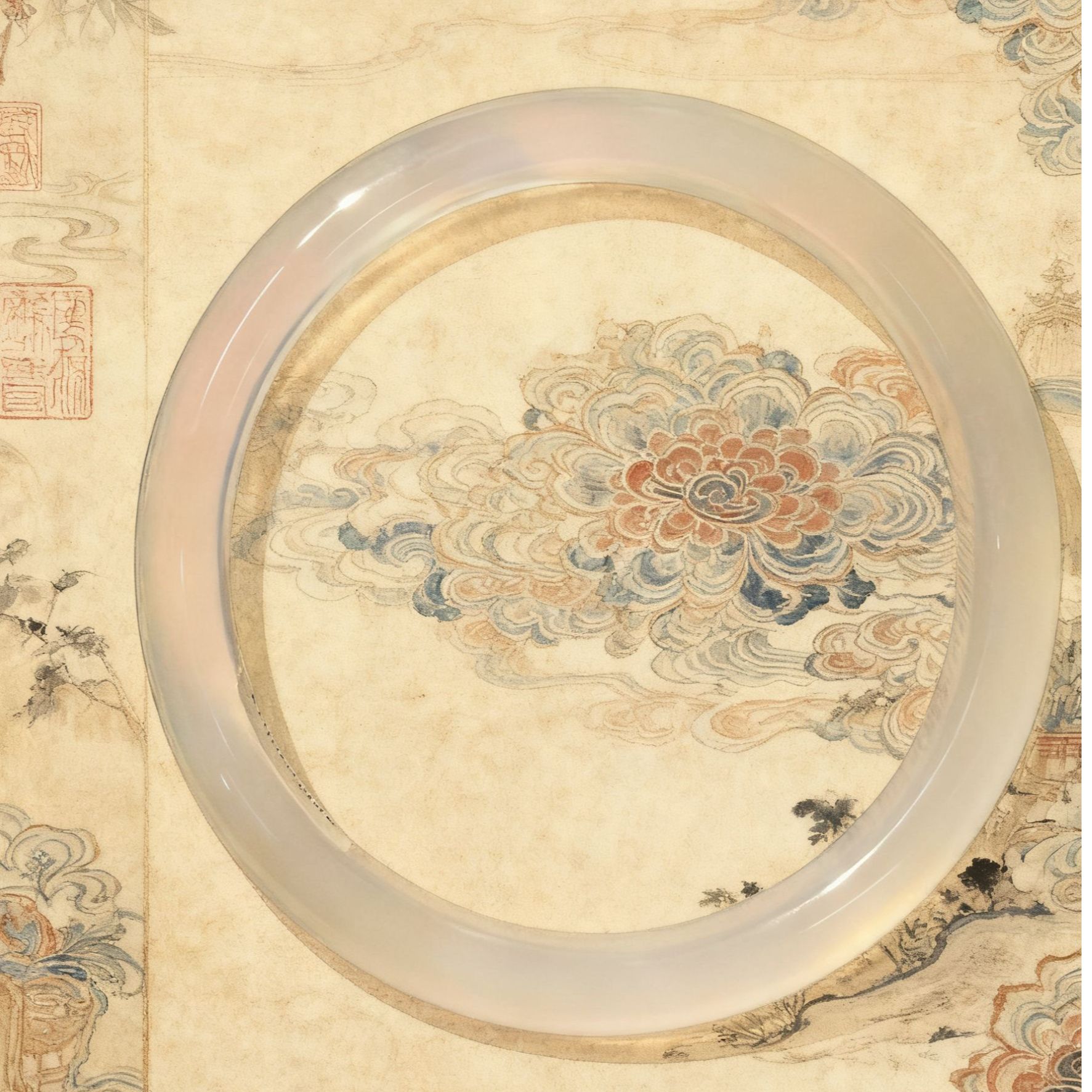 玛瑙玉髓白月光女生手镯