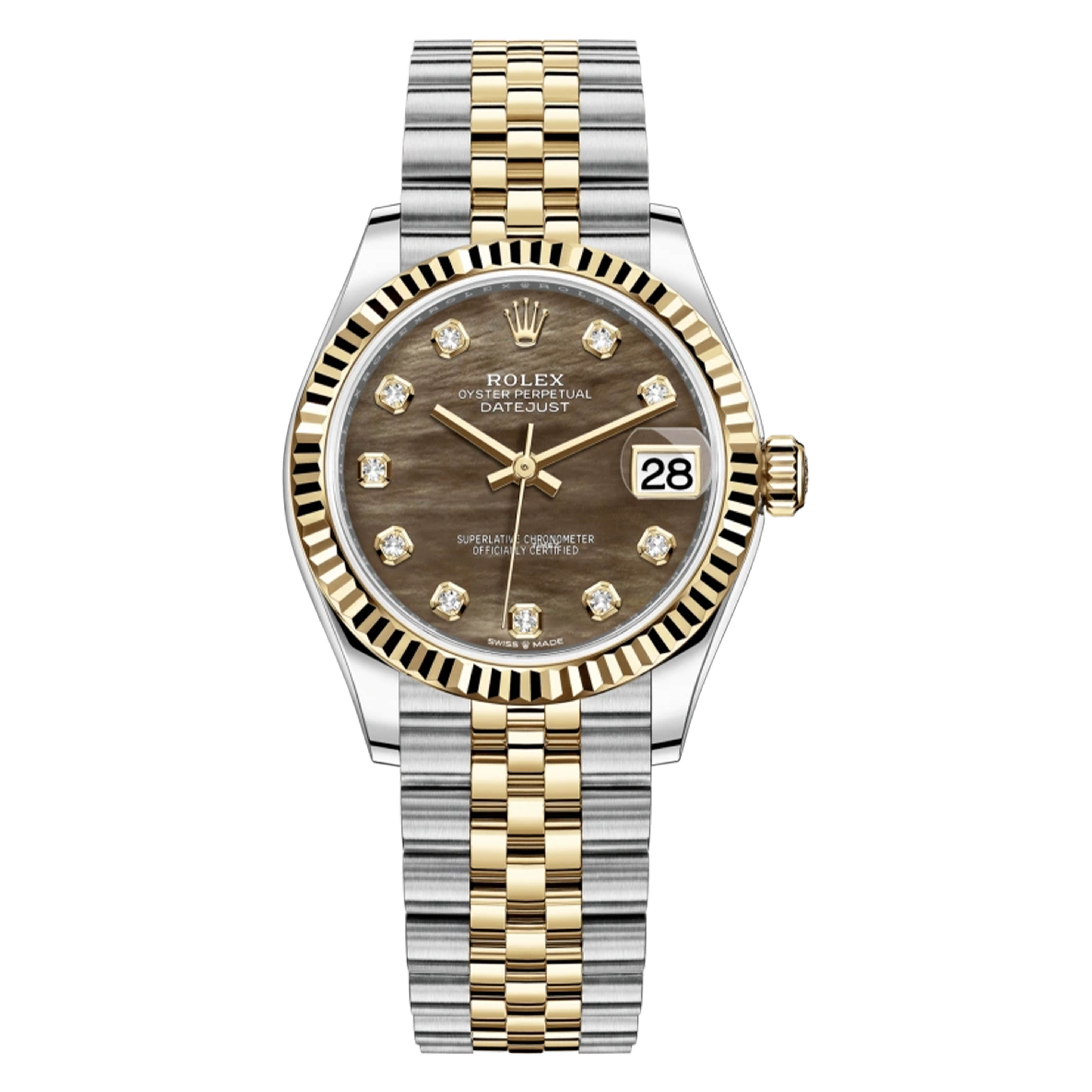 未使用 Rolex/劳力士 /278273间金黑贝母钻刻/31mm