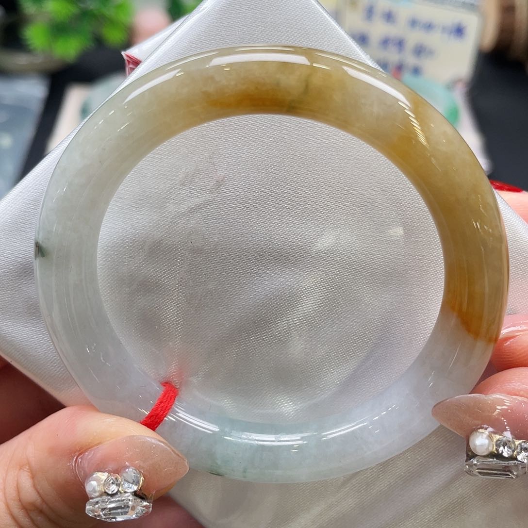 未镶嵌手镯翡翠6号52.5圈