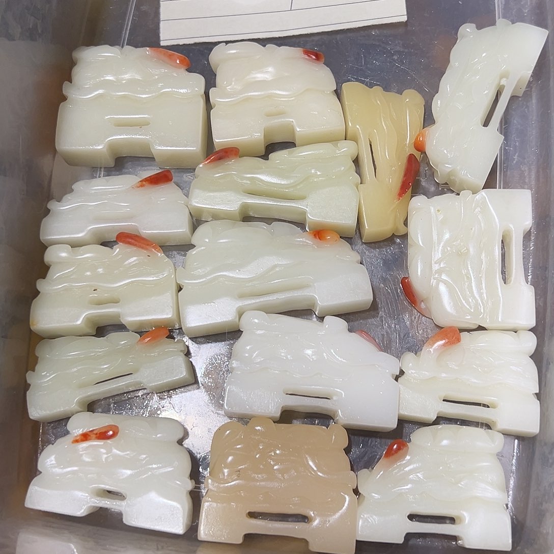 寿山石随机批发两个