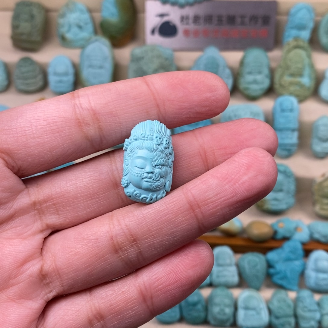 绿松石珠宝奇石未镶嵌大****鱼