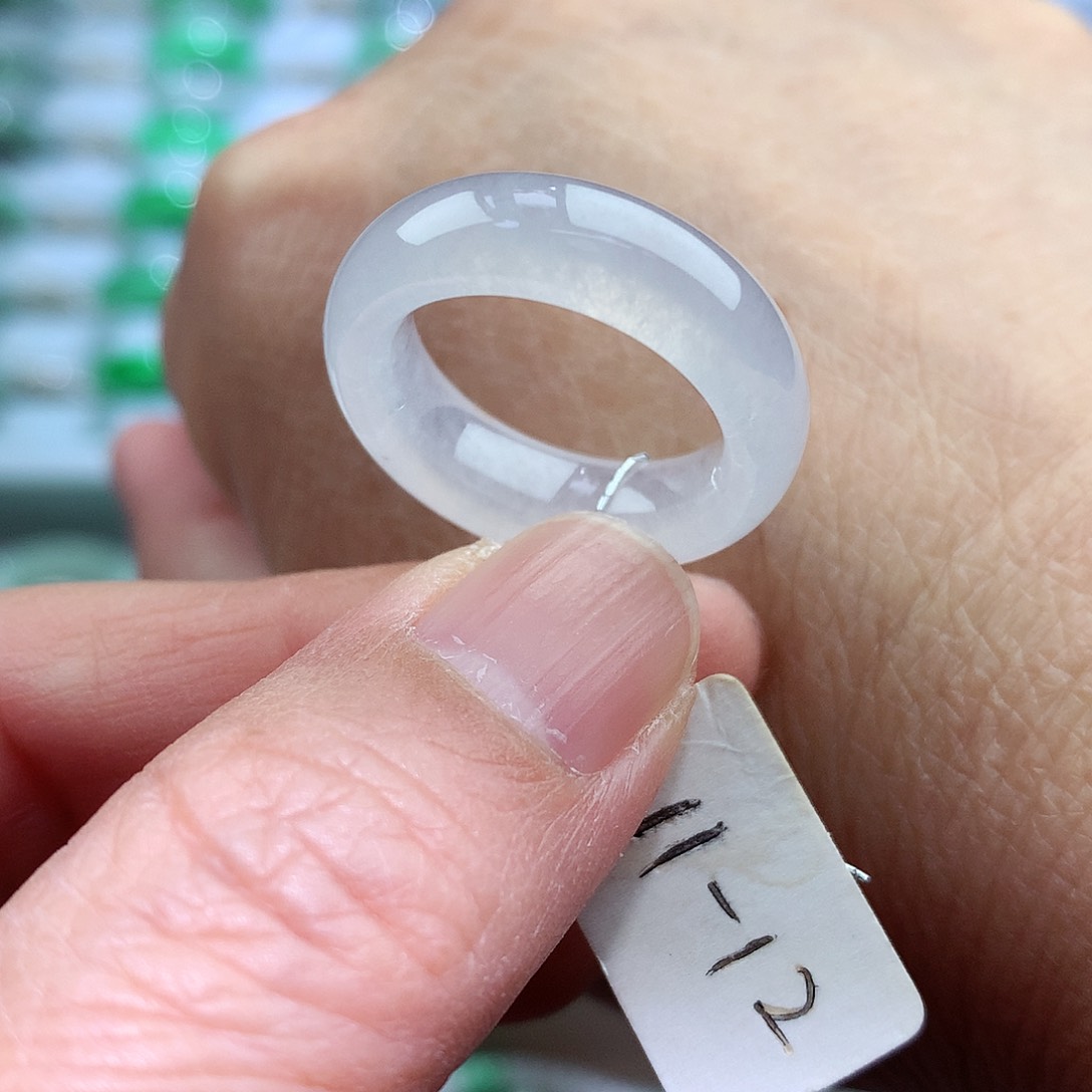 未镶嵌戒指翡翠11-12号