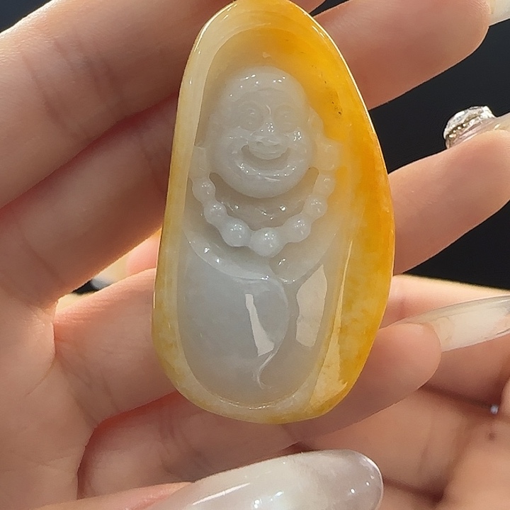 颈饰未镶嵌翡翠天然翡翠未镶嵌