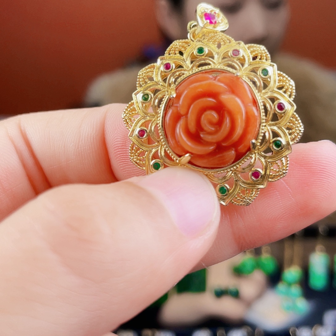 翡翠未镶嵌耳饰饰品