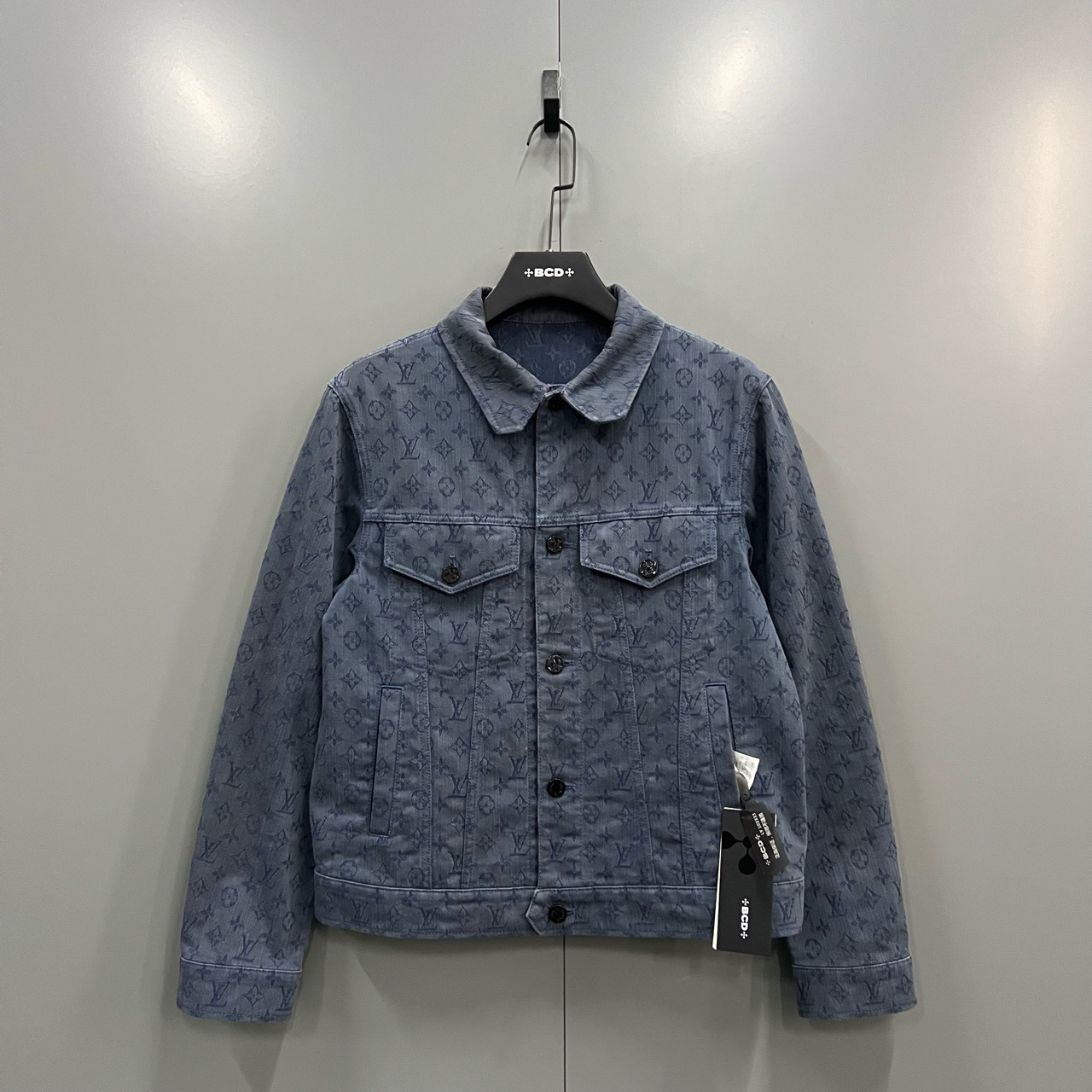 95新 LouisVuitton/路易威登 老花暗纹牛仔外套 ly103333