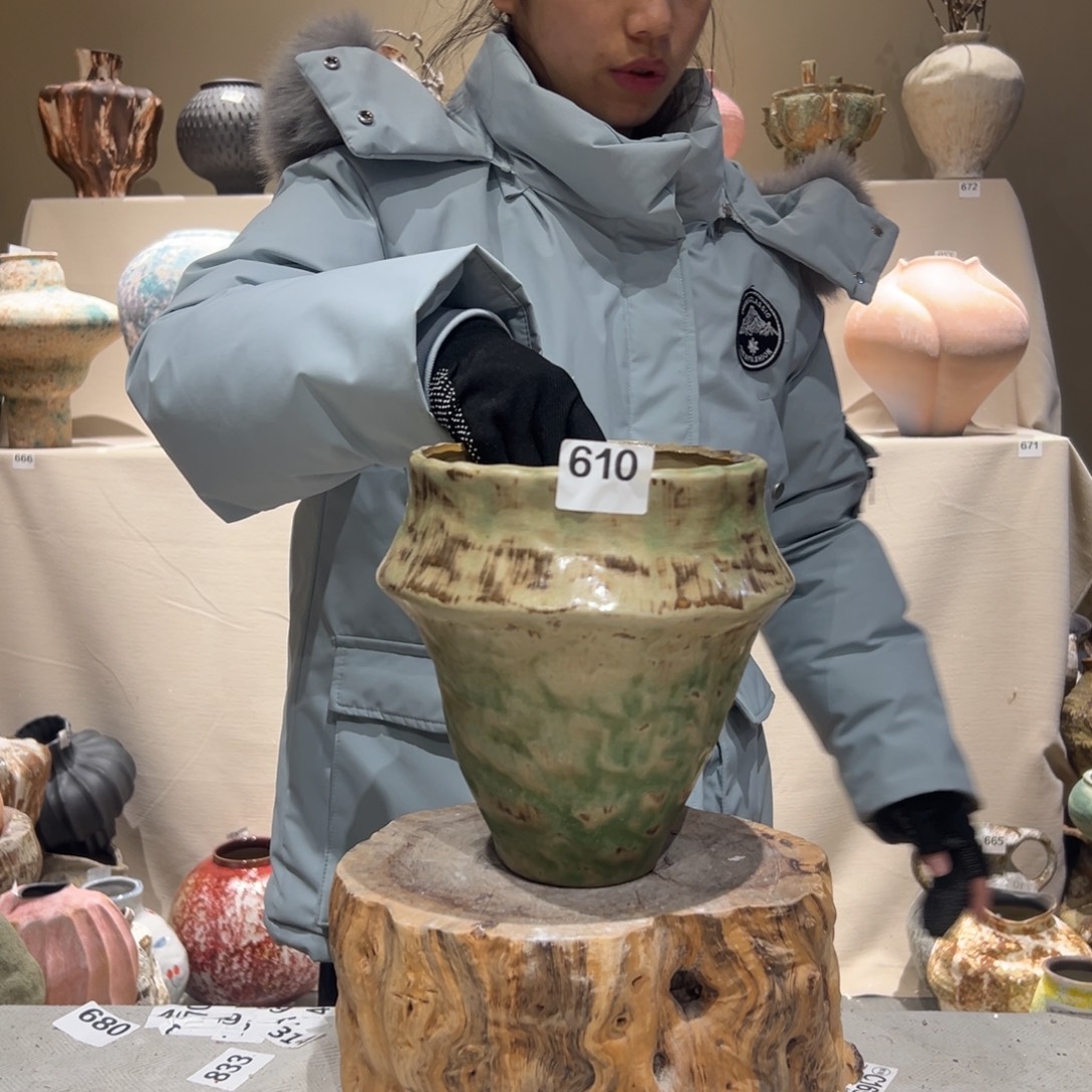 景德镇高温陶瓷花瓶摆件610花瓶摆件