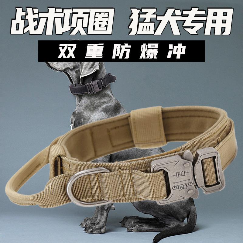马犬专用项圈战术训练中大型犬脖套杜宾金毛德牧拉布拉多颈圈脖圈