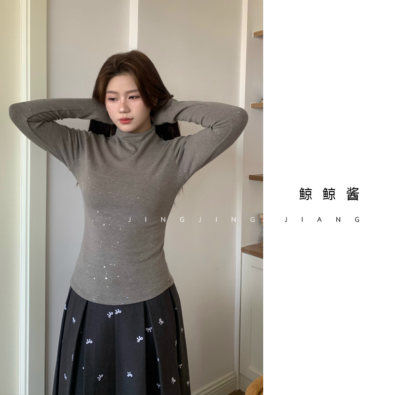 ZOZ鲸鲸酱 【银河柔云】秋冬季新款修身保暖百搭基础款长袖打底女