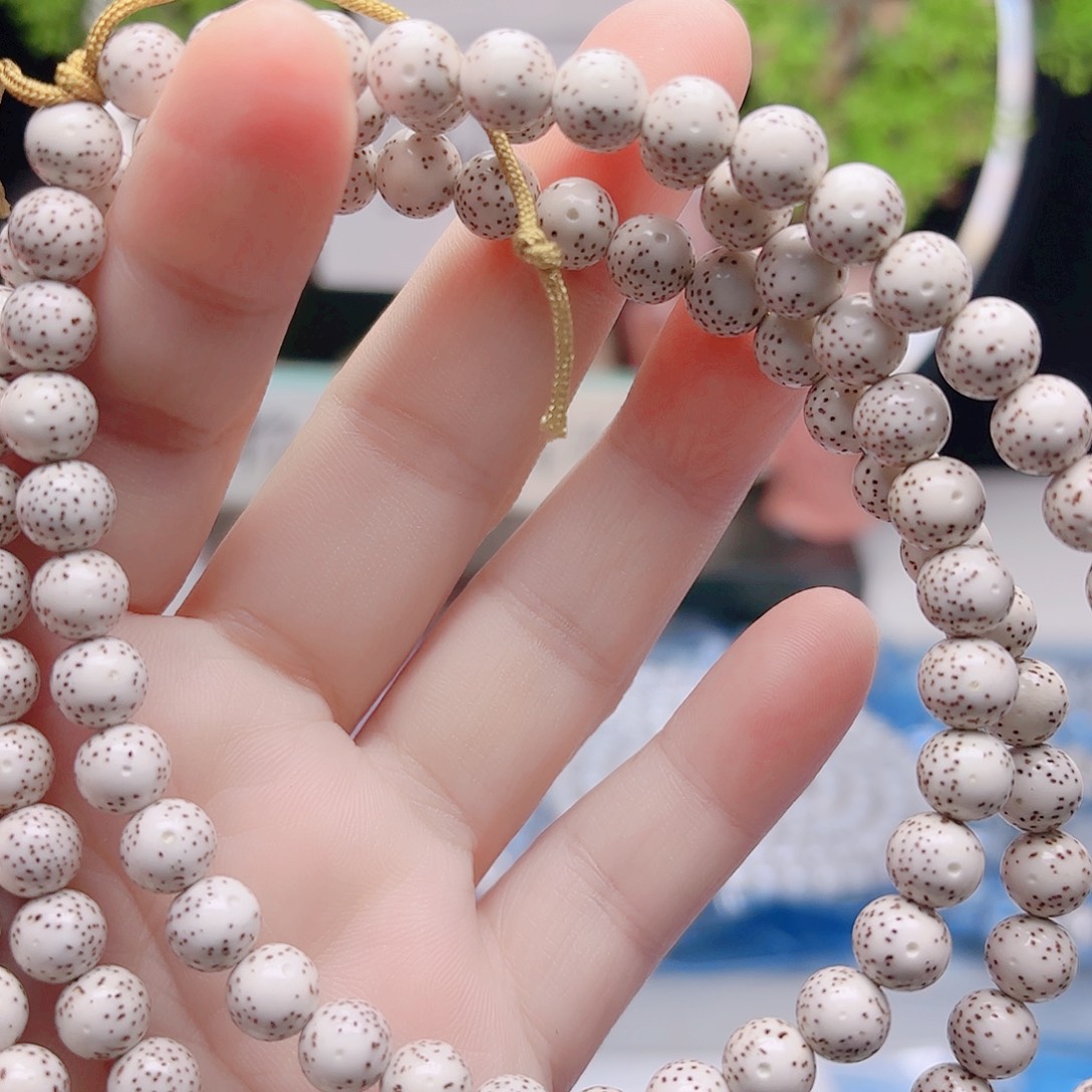 一***茶星月菩提把件星月