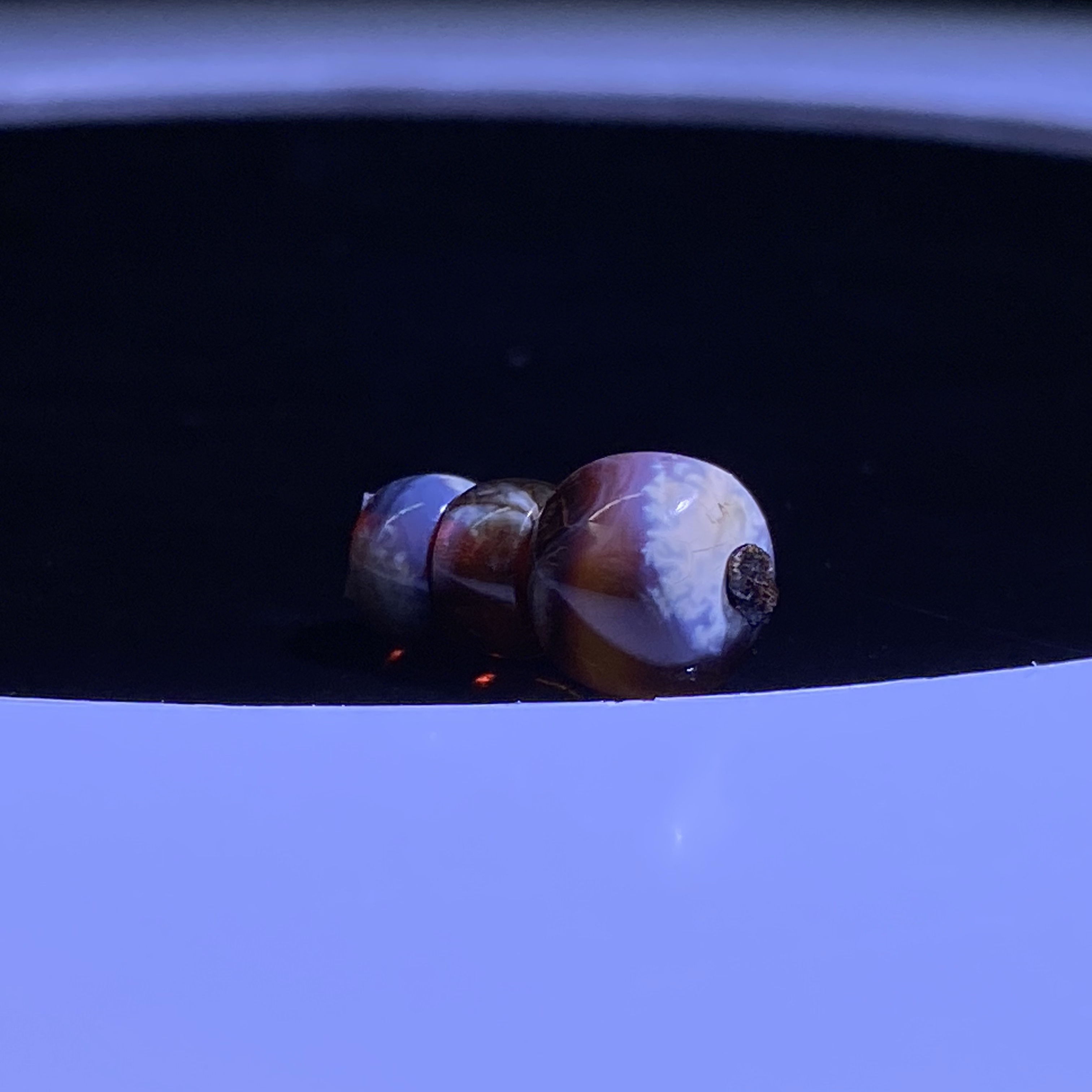 蜜蜡酒红粉紫沁妖套装老型8.0mm隔珠5.9mm