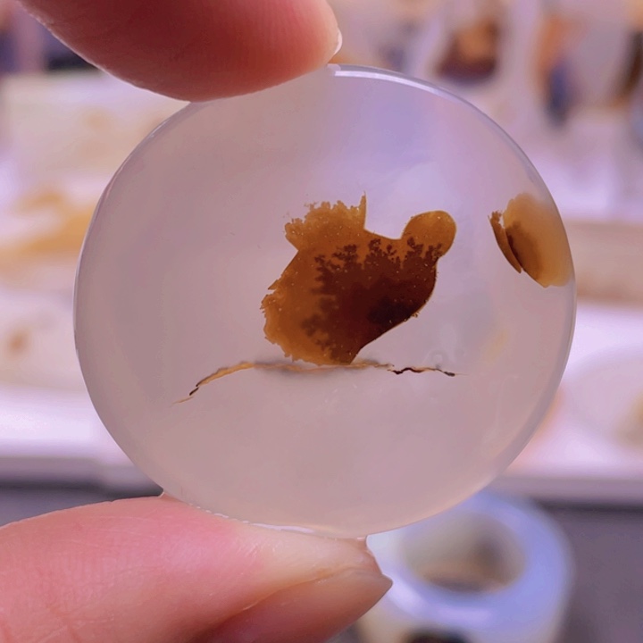 天***敌玛瑙/玉髓未镶嵌吊坠(不含链)