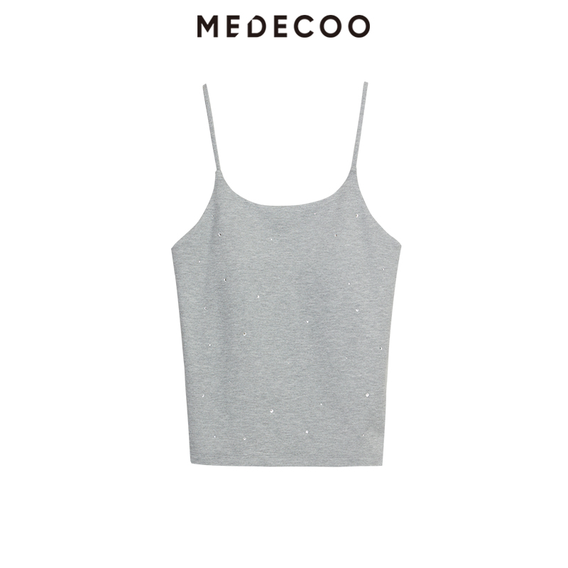 MEDECOO/墨蒂珂新款女装基础背心吊带百搭内搭打底MID61102