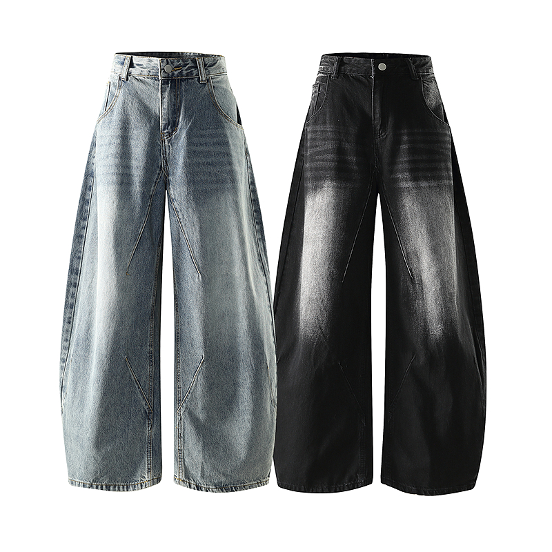 【INXX】FASHION 潮流水洗牛仔长裤显瘦拼接男女同款XFF3225160