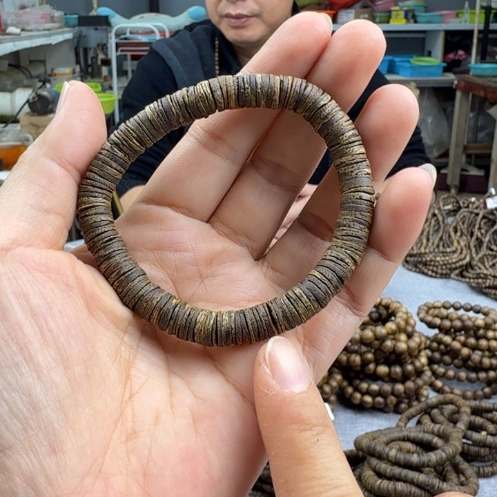 沉香香囊沉香08沉水浮片珠8克
