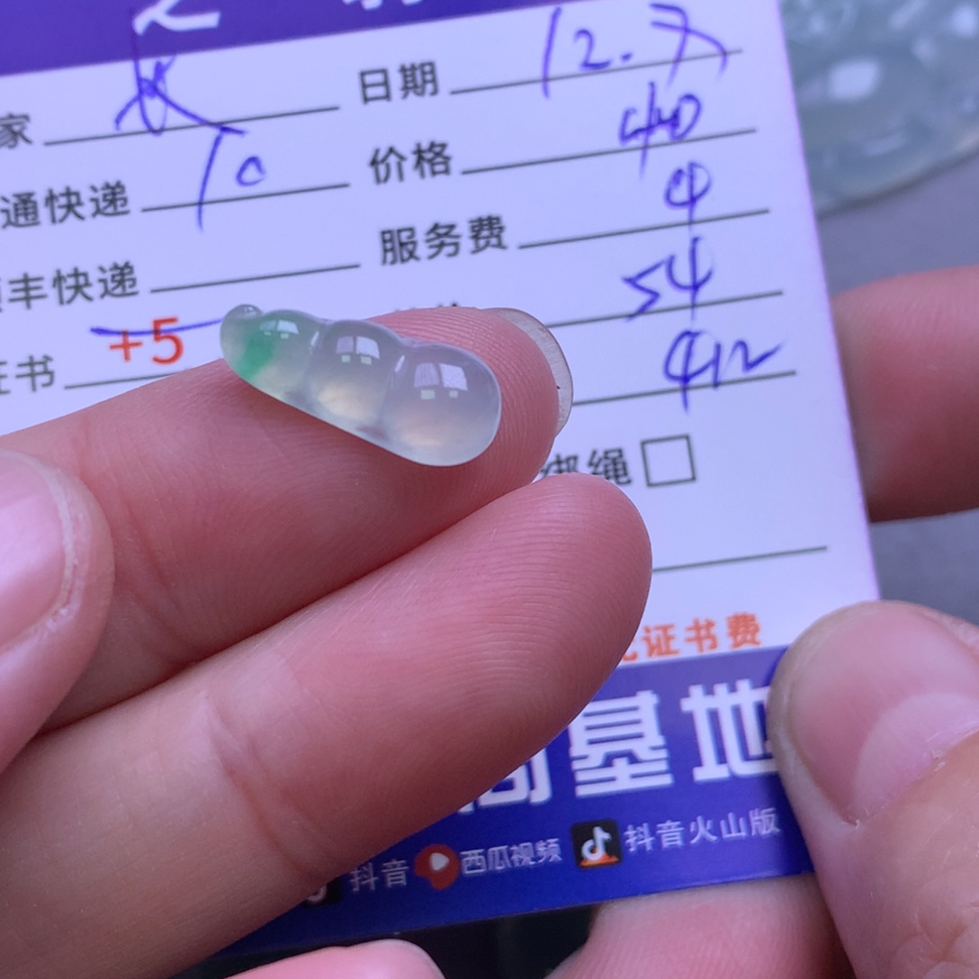 颈饰未镶嵌翡翠长**茶