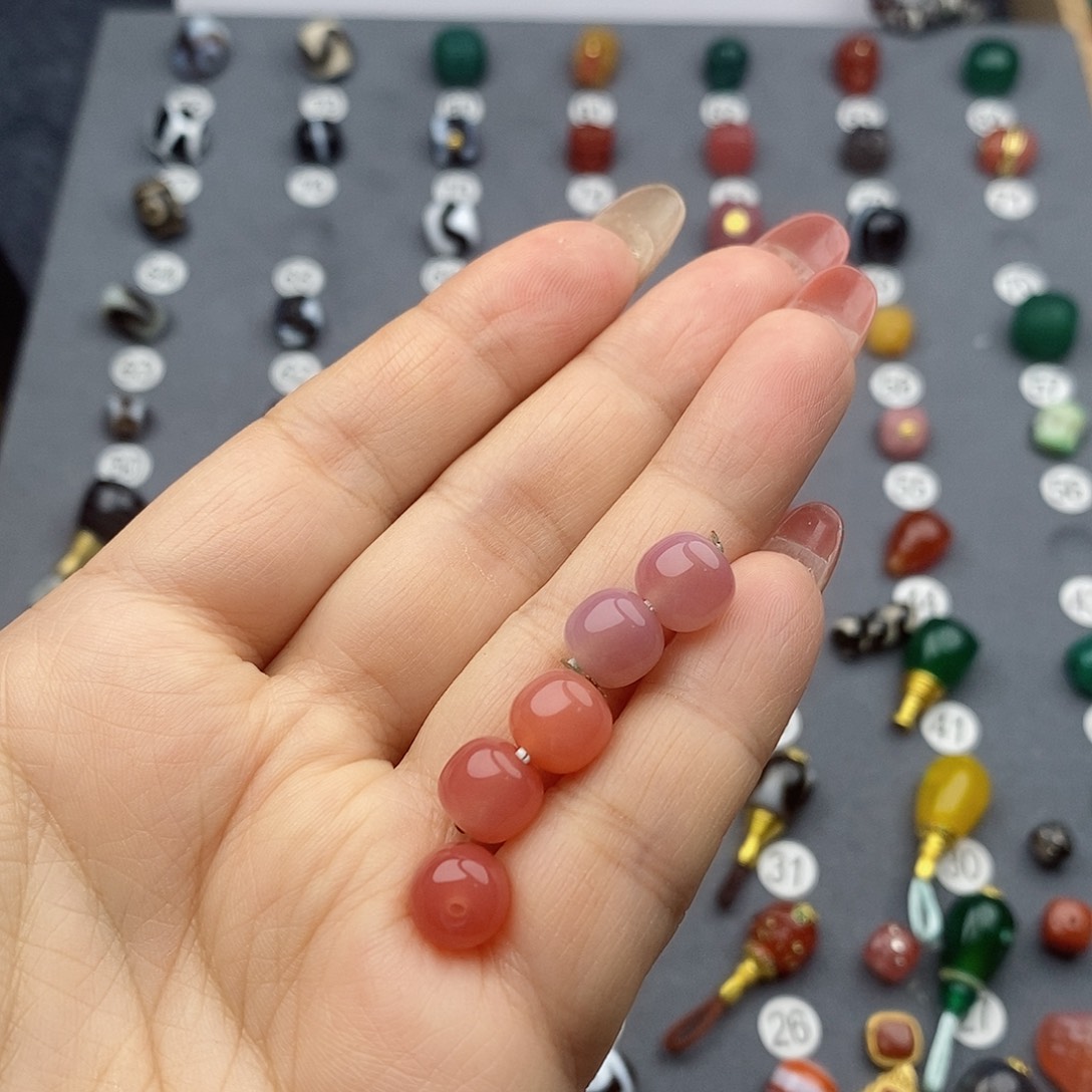 玛瑙/玉髓饰品合金假****…