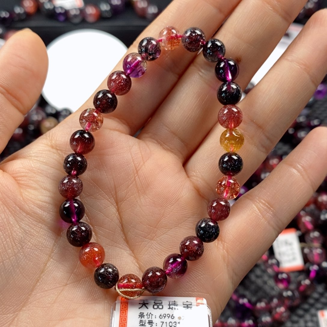 水晶手链：710314未镶嵌球***球