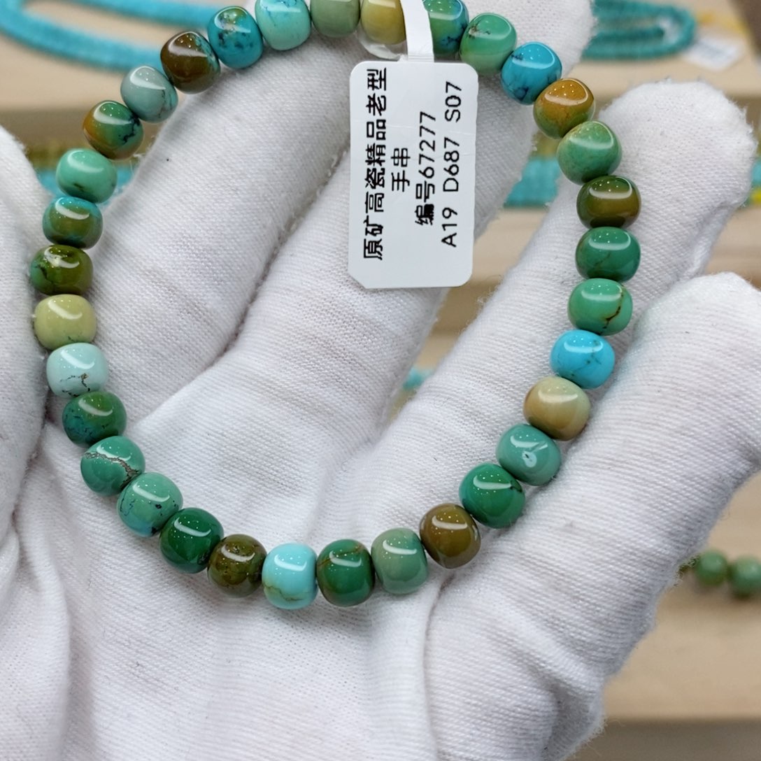 未镶嵌绿松石珠宝奇石