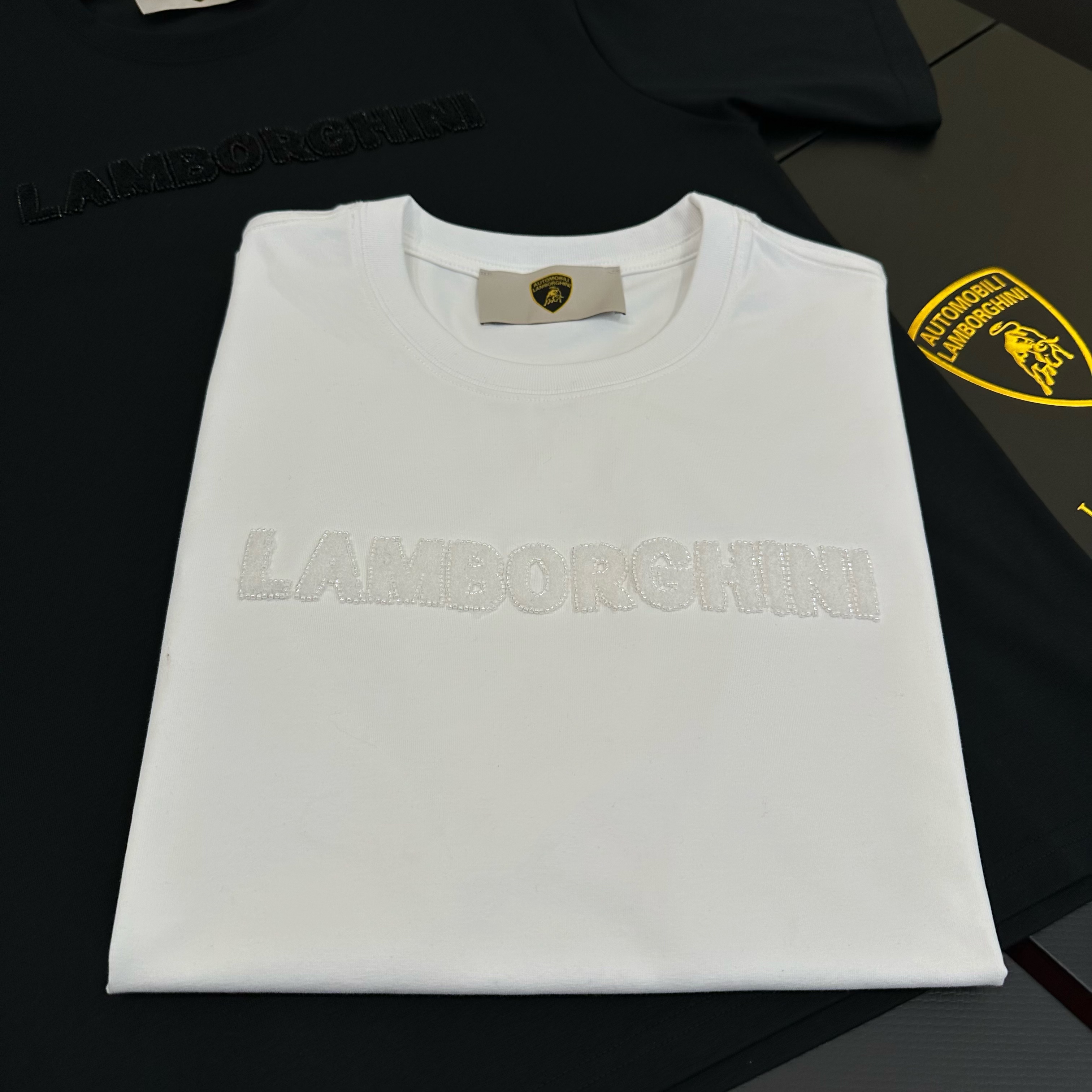 【兰博基尼】2025新款经典简约百搭男女短袖G8216