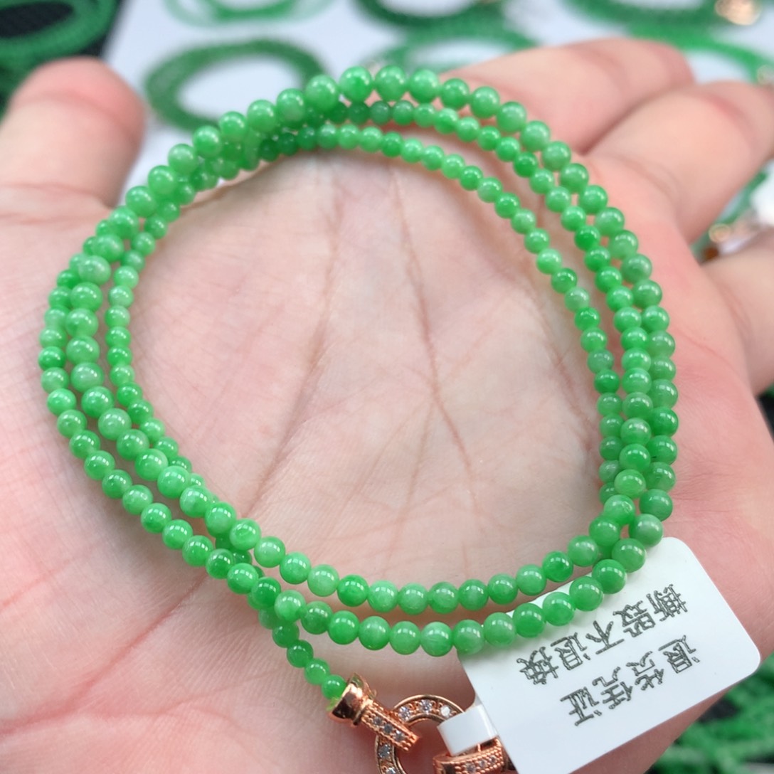 翡翠手链未镶嵌翡翠