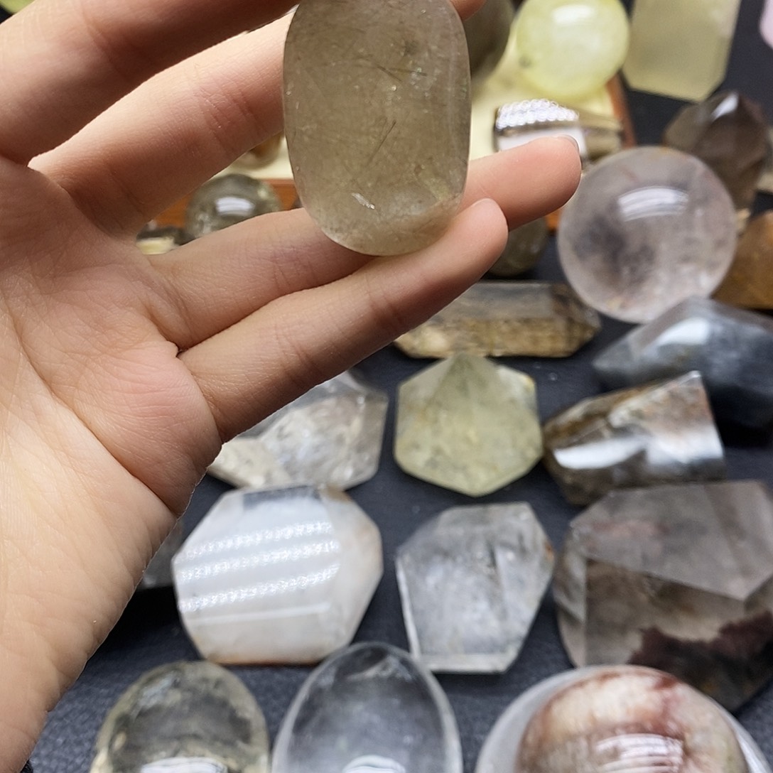 未镶嵌水晶珠宝半成品151水晶石