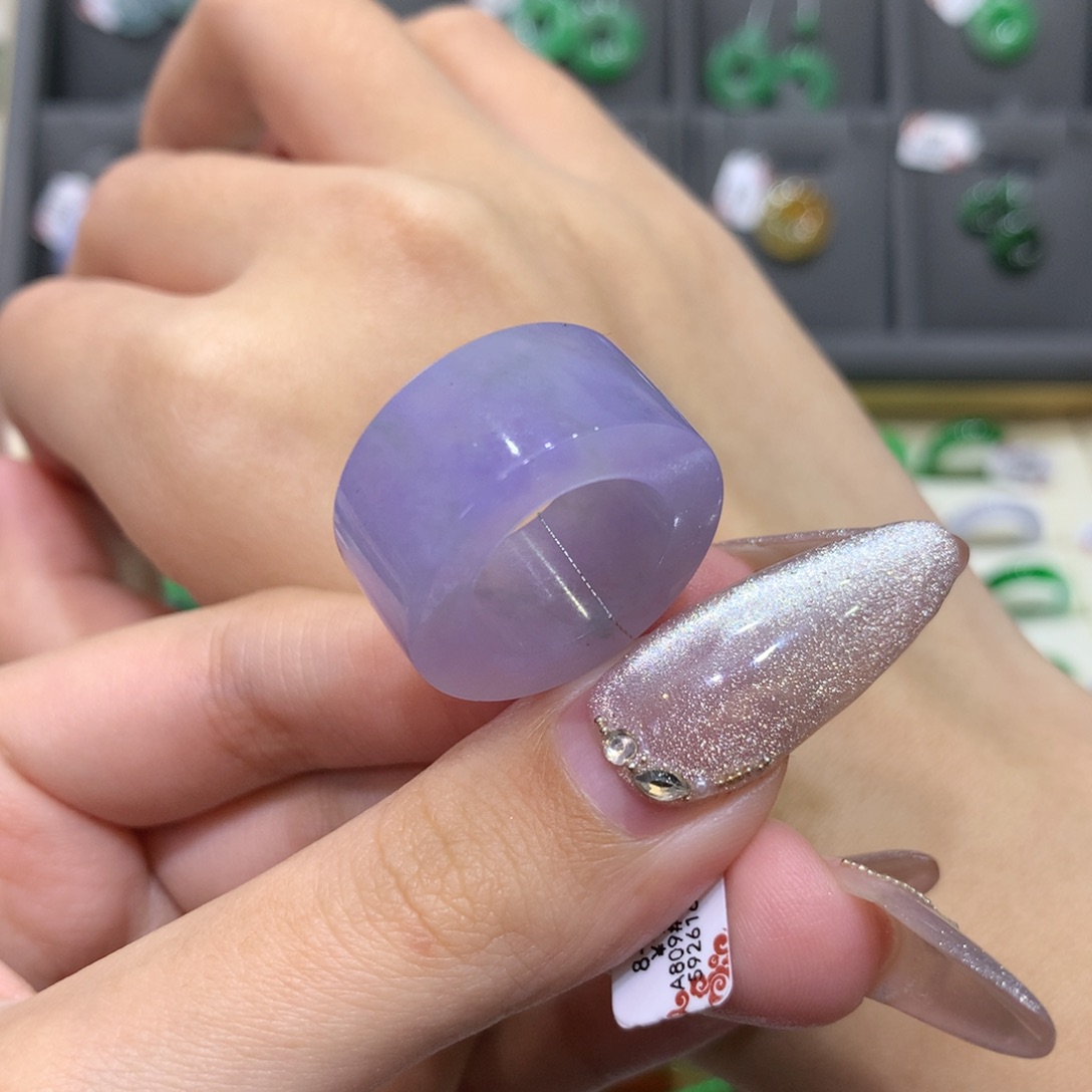 翡翠戒指未镶嵌扳指