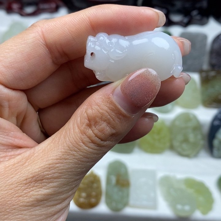 和田玉（糖玉）未镶嵌颈饰84