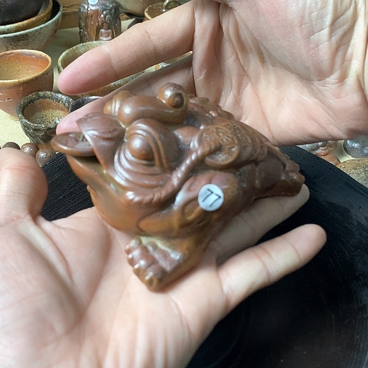 杯手工粗陶、柴烧粗陶