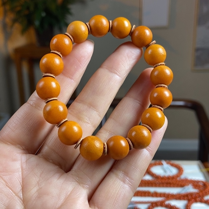 琥珀手链未镶嵌蜜蜡手串11