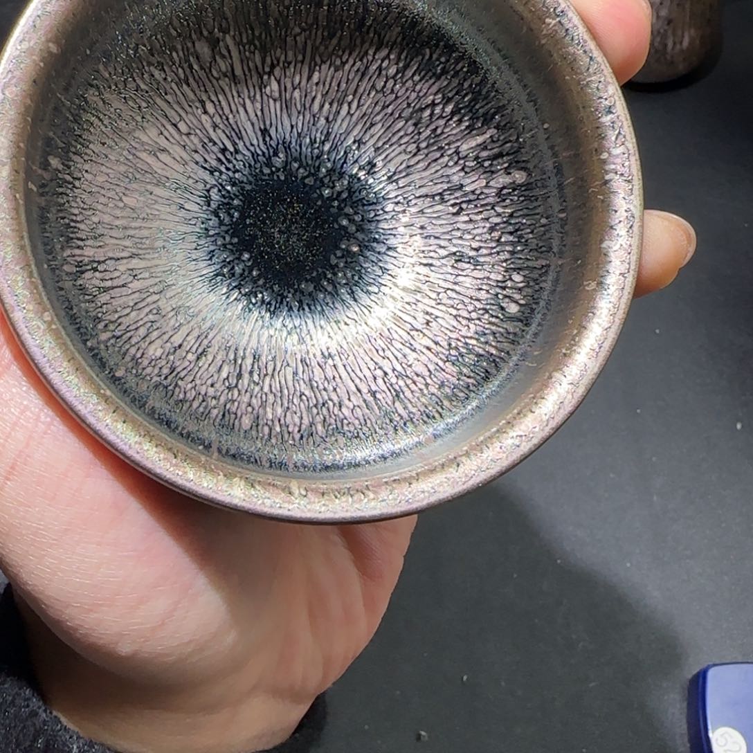 茶盏精品柴烧放漏放漏15