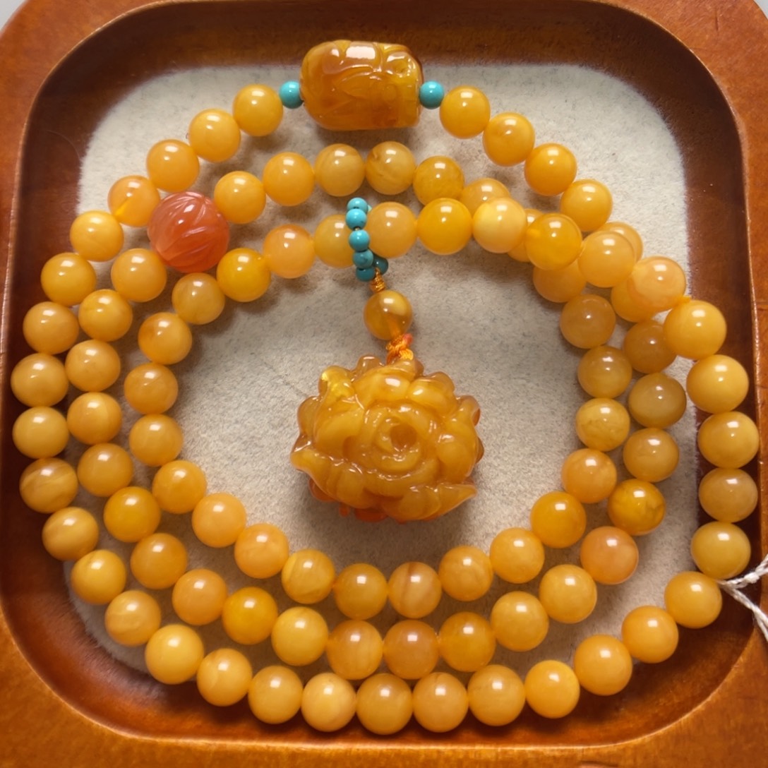 蜜蜡未镶嵌手串蜜蜡