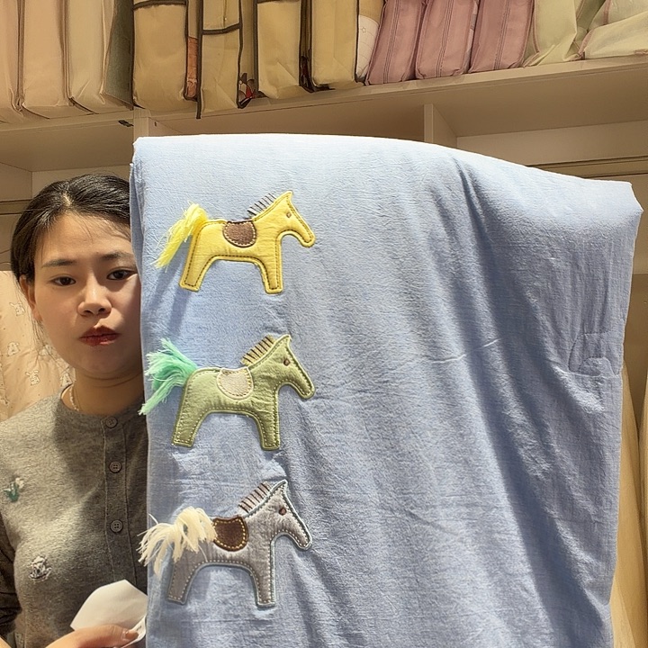 巧匠源双人被子微瑕夏被