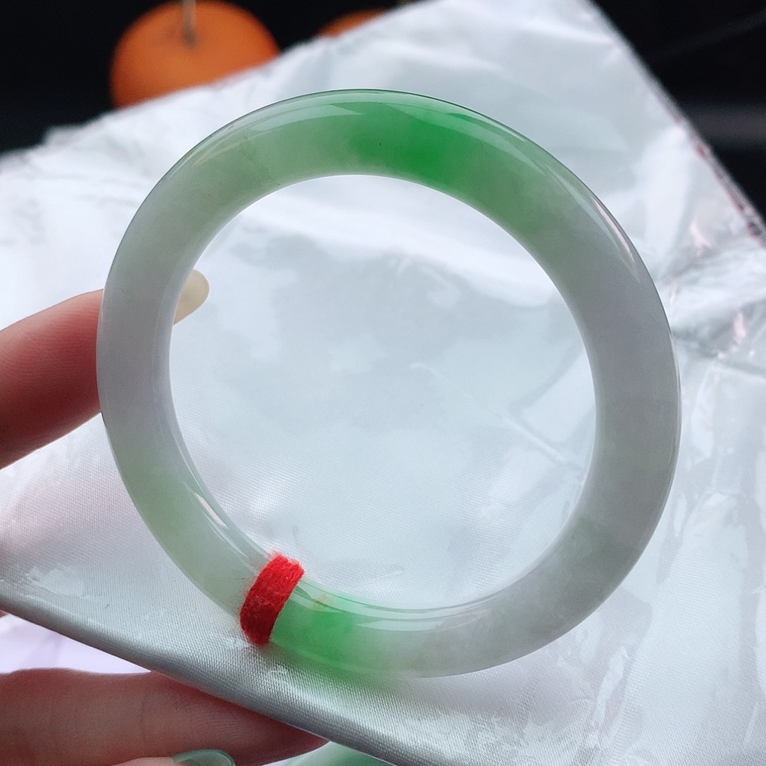 翡翠手镯未镶嵌53圆条882164