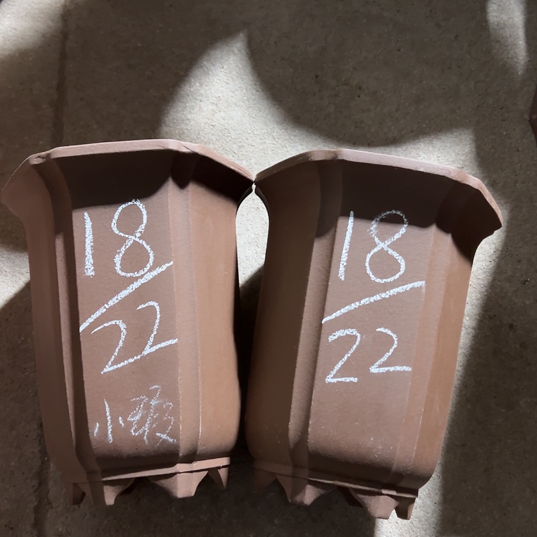 紫砂花盆宜兴紫砂花盆源头2只