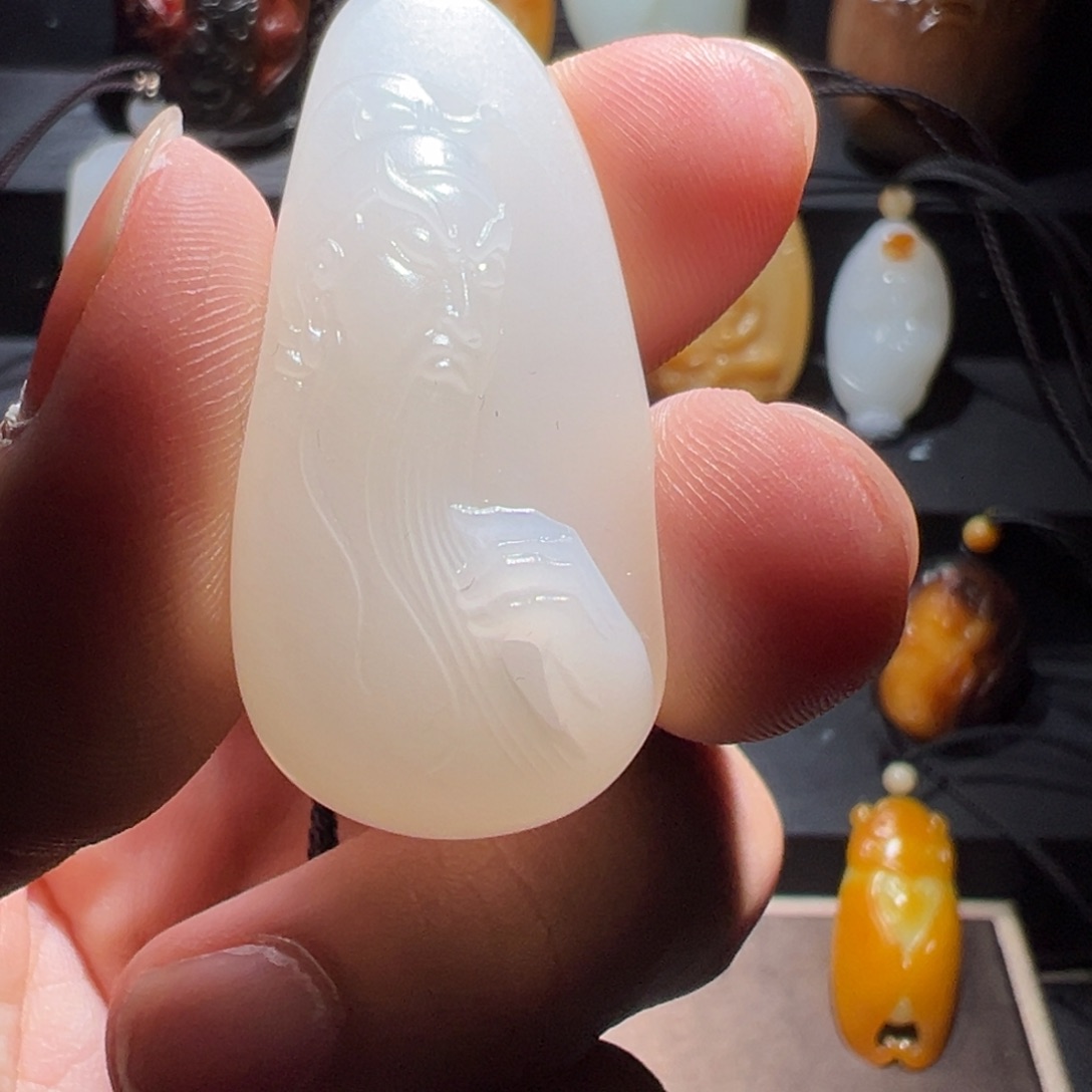 和田玉挂件未镶嵌Z****.