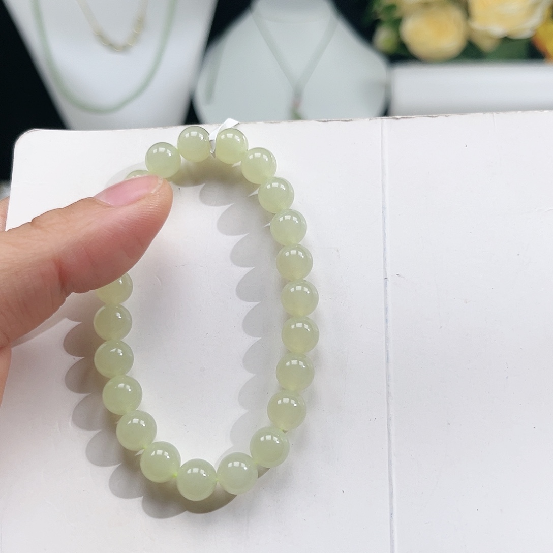 城***～和田玉未镶嵌手链