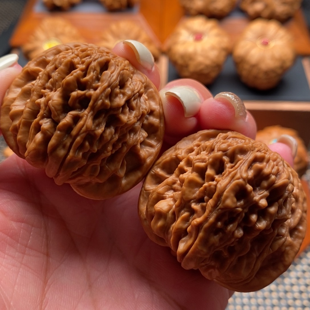 文玩核桃把件43尺寸篓子