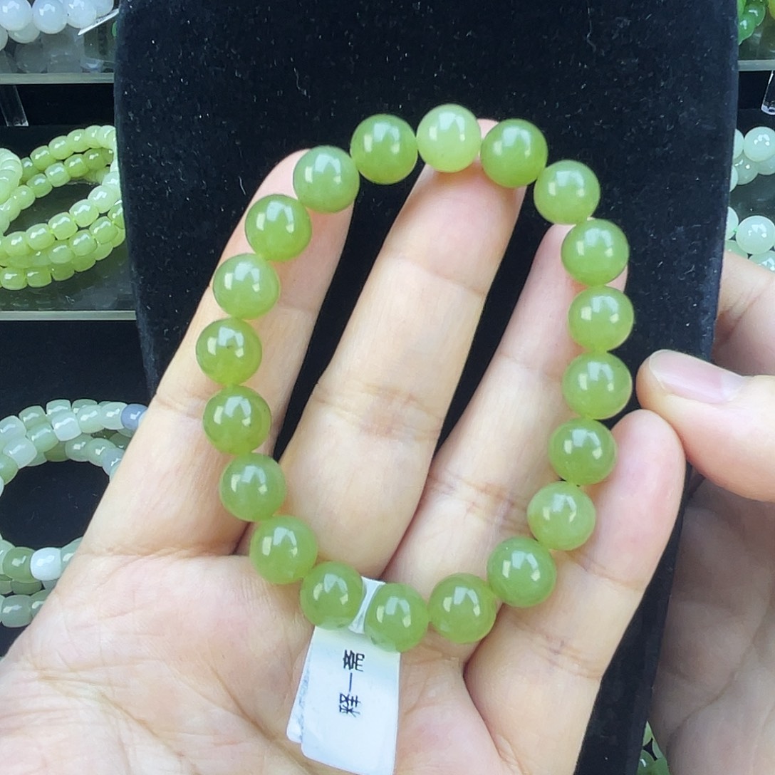 和田玉未镶嵌手链3