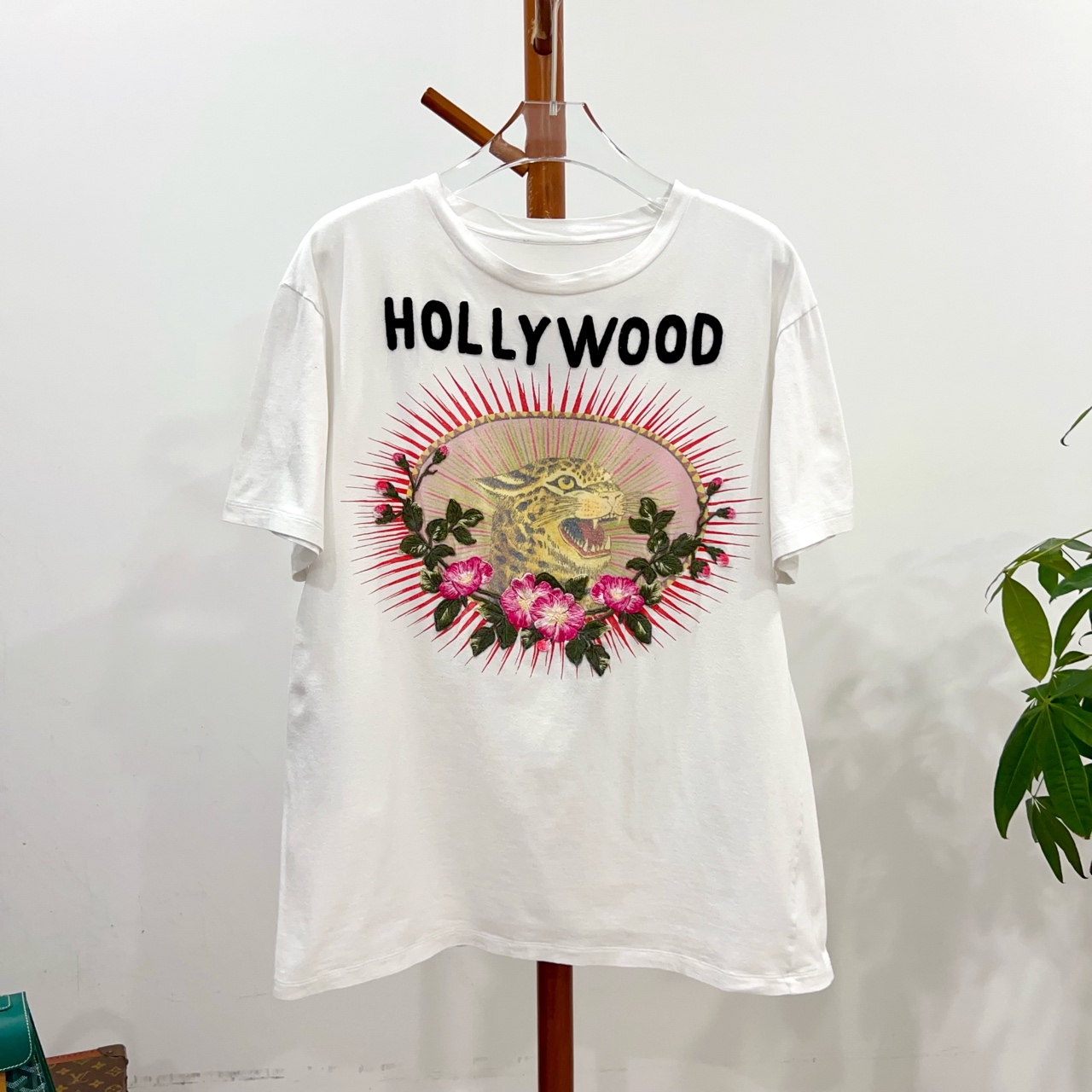 99新 GUCCI/古驰 安洁利严选短袖无领标尺码L 成色看直播GSS24501