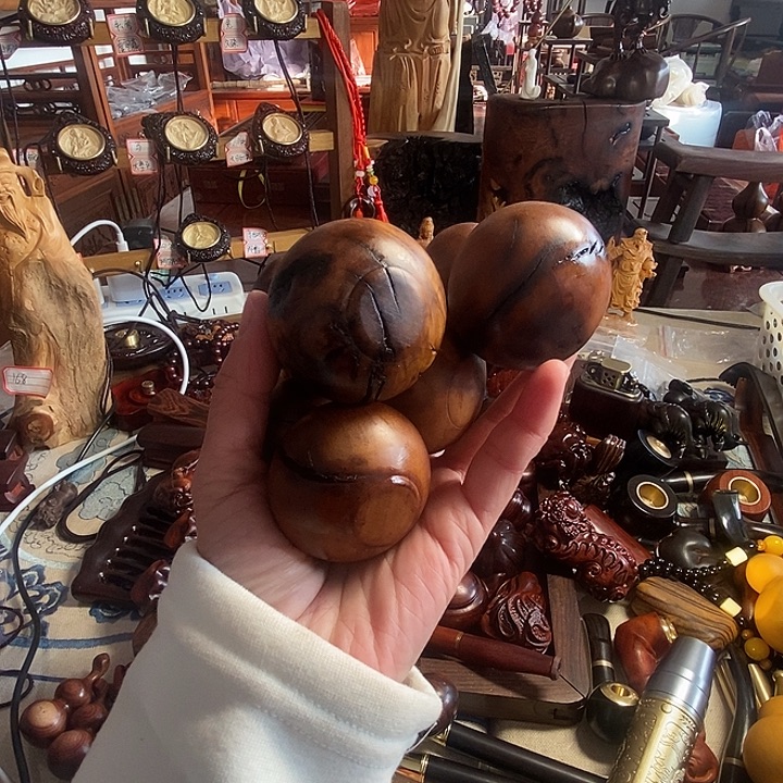 木质类雷击木葫芦两对