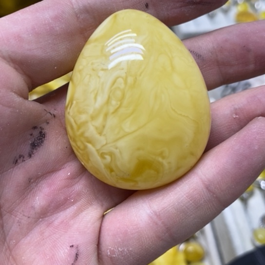 蜜蜡裸石未镶嵌吊坠